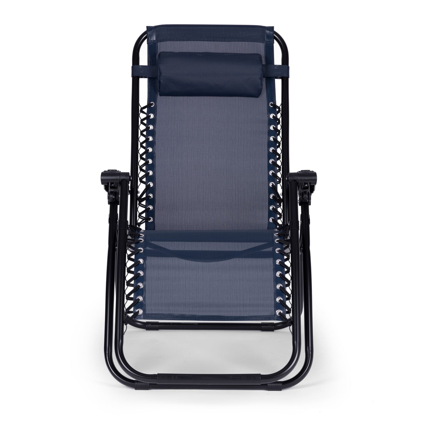 Garden armchair with adjustable backrest - dark blue ZERO GRAVITY ModernHome