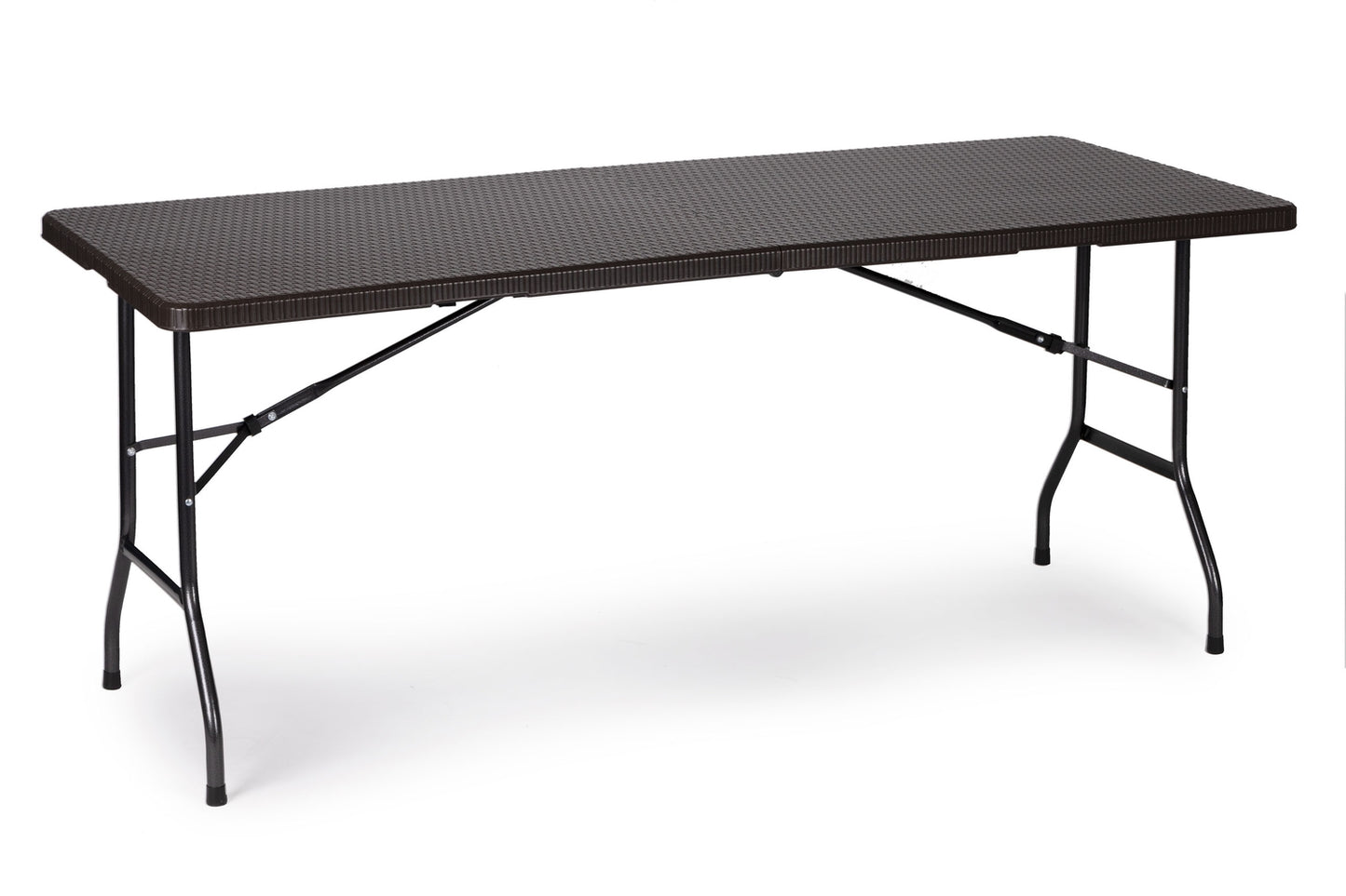 Garden banquet catering table folding 180cm rattan