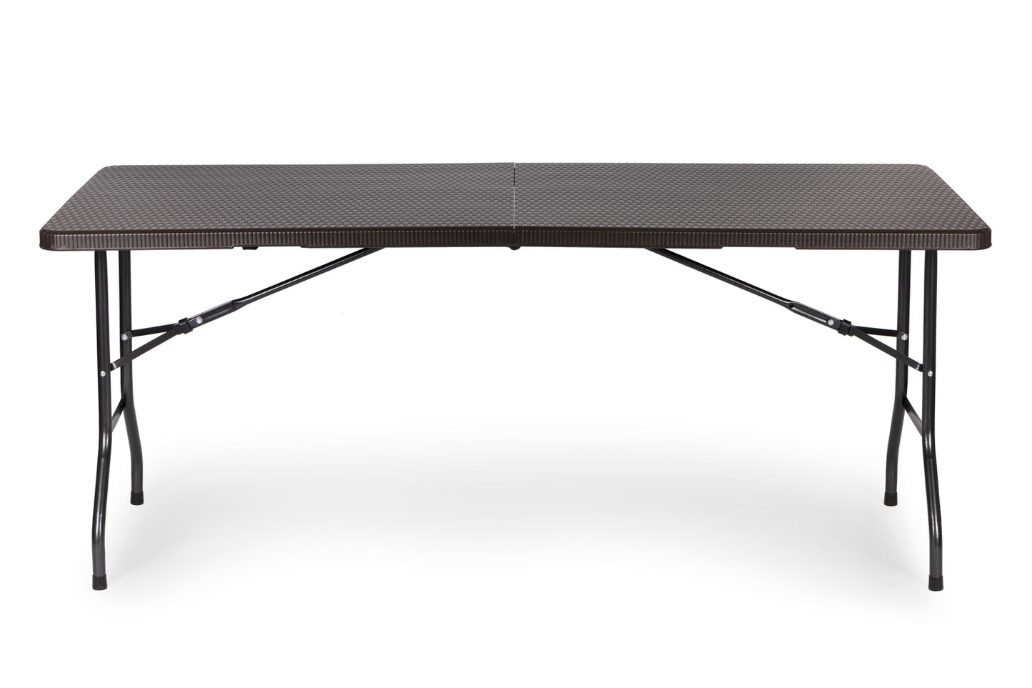 Garden banquet catering table folding 180cm rattan