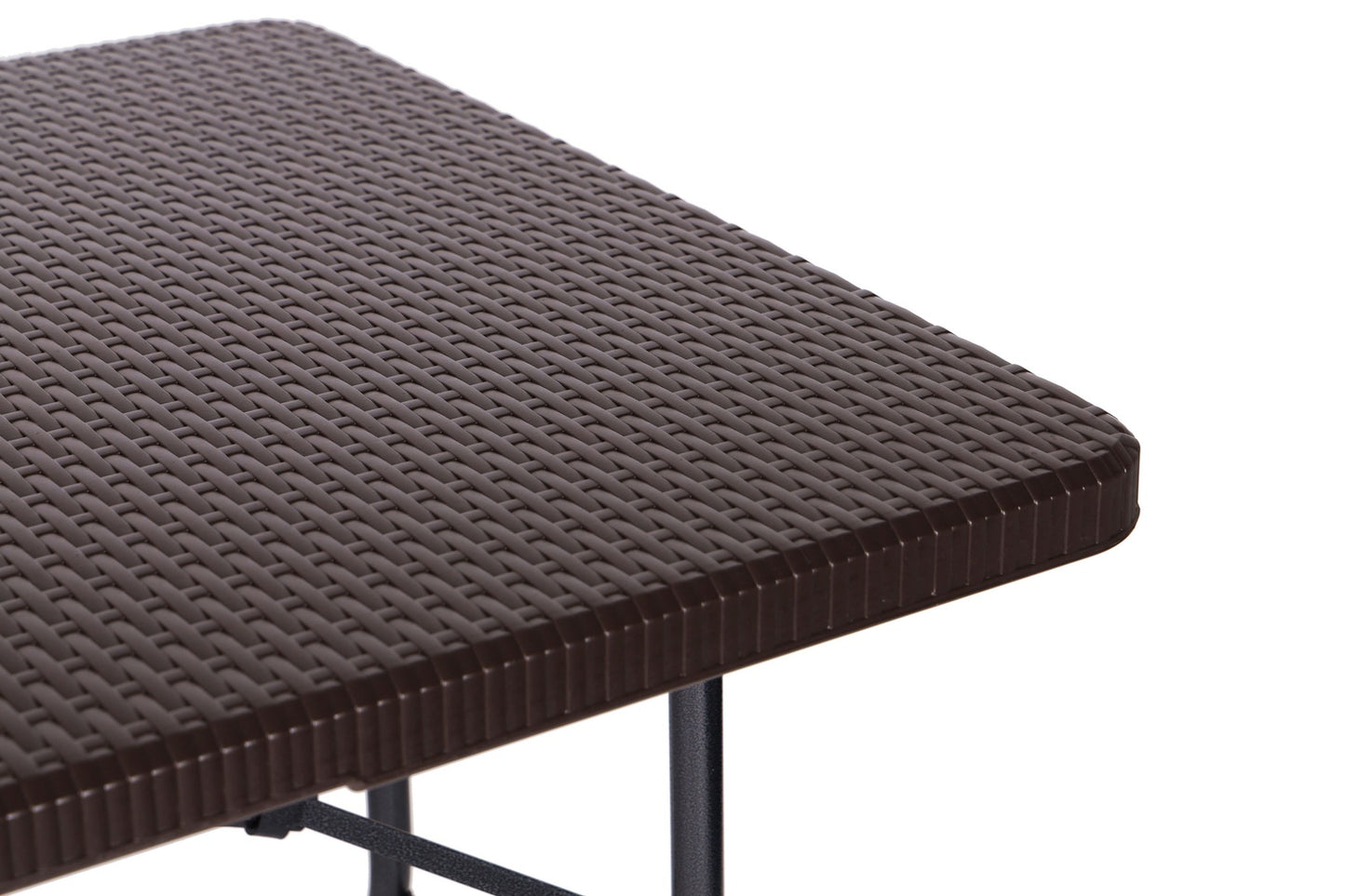 Garden banquet catering table folding 180cm rattan