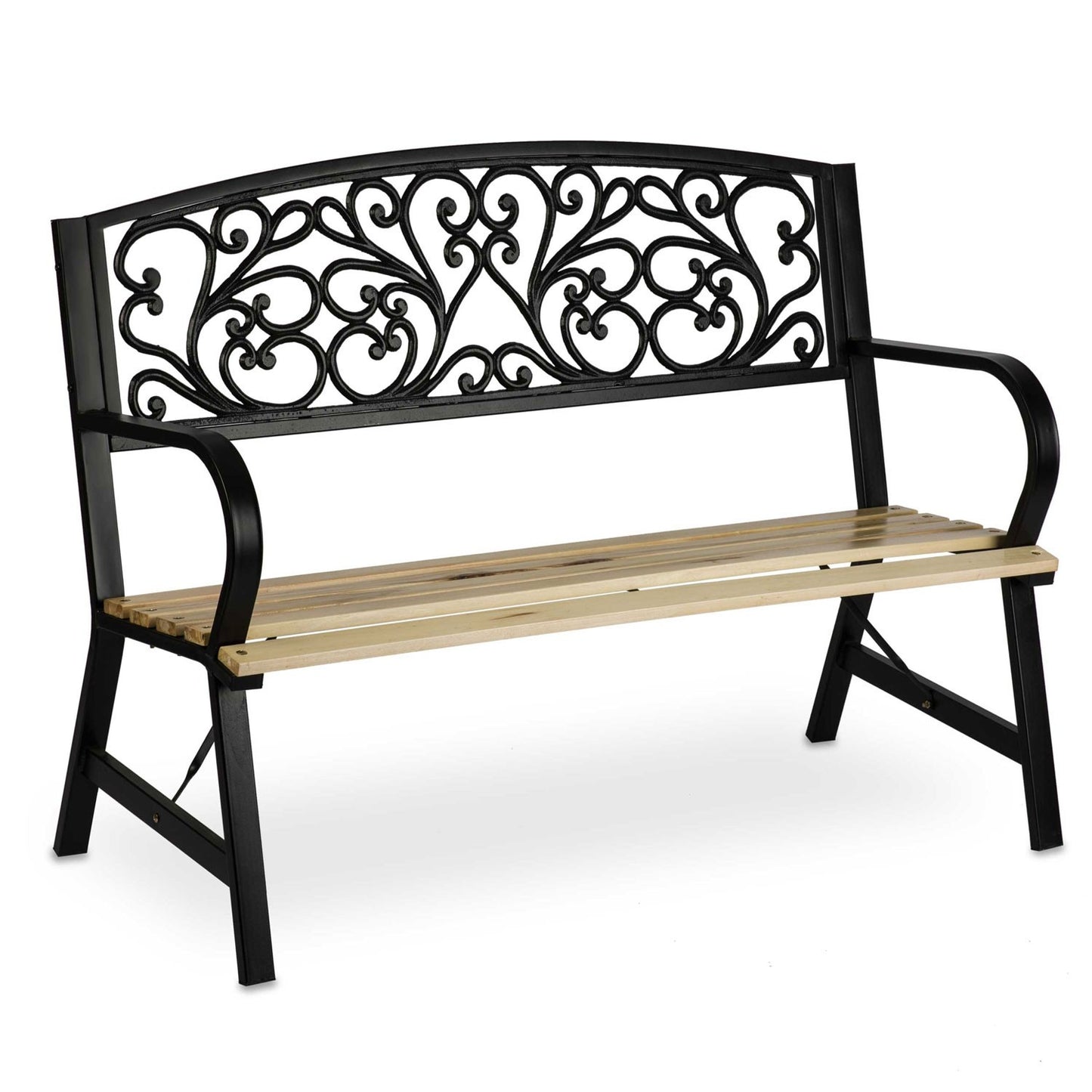 Garden bench with backrest 122 x 88.5 x 55.5 cm Ivy sofa