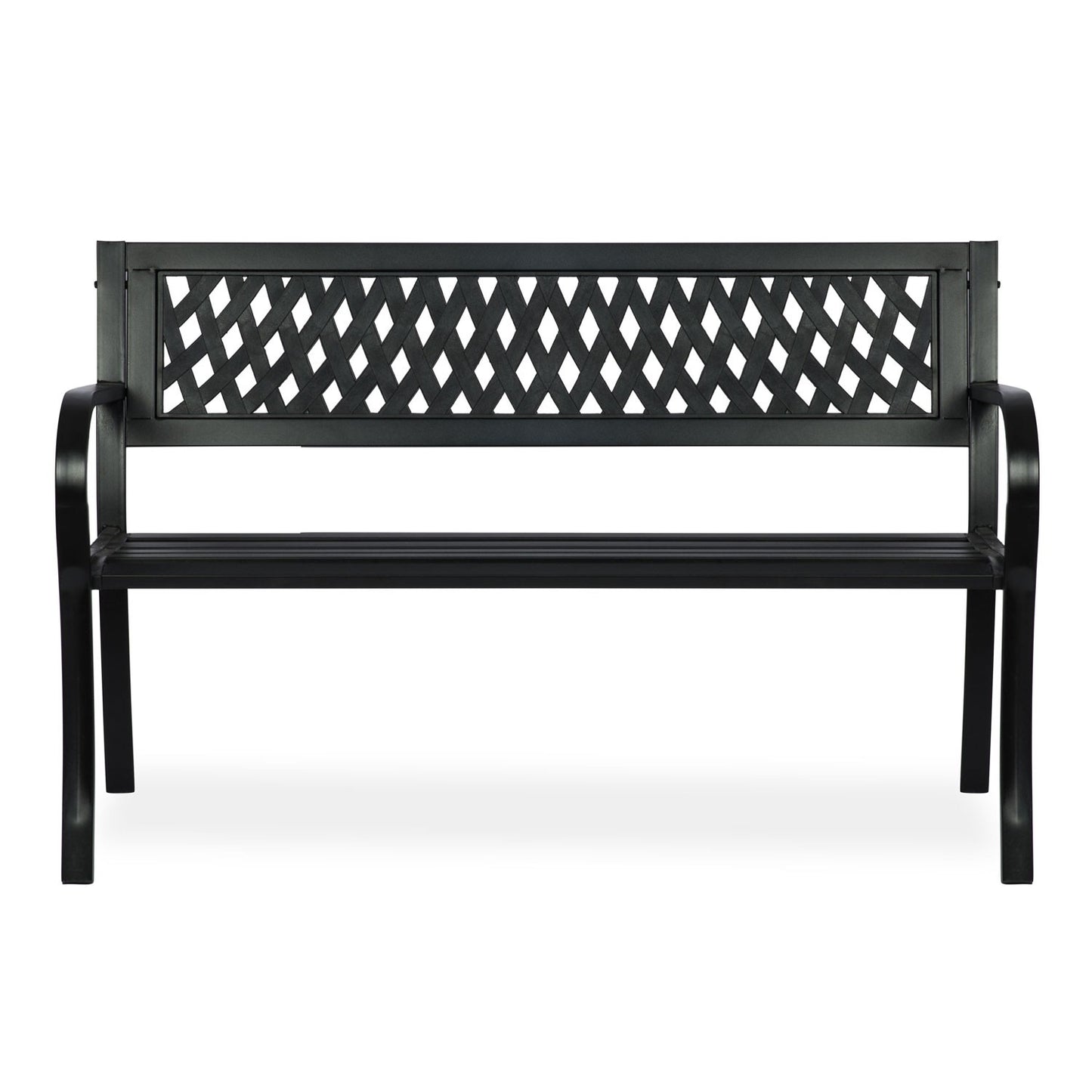 Garden bench with backrest 125 x 77 x 49 cm - Sofotel Clover