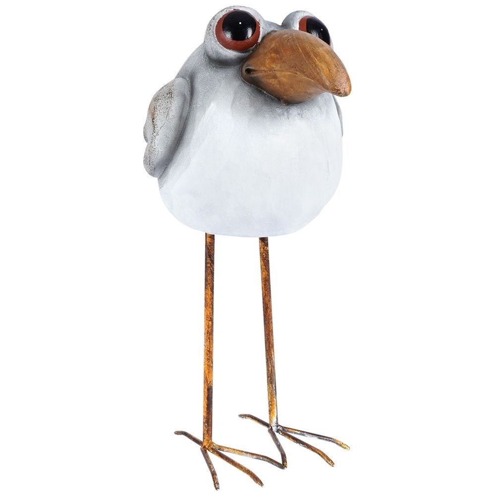 Garden bird in cement - 47 cm high