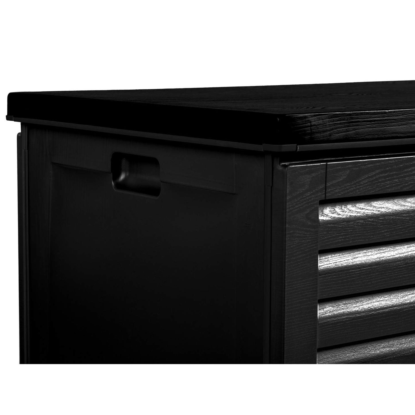 Garden box 143.5 x 57 x 53.5 cm 390 liters black