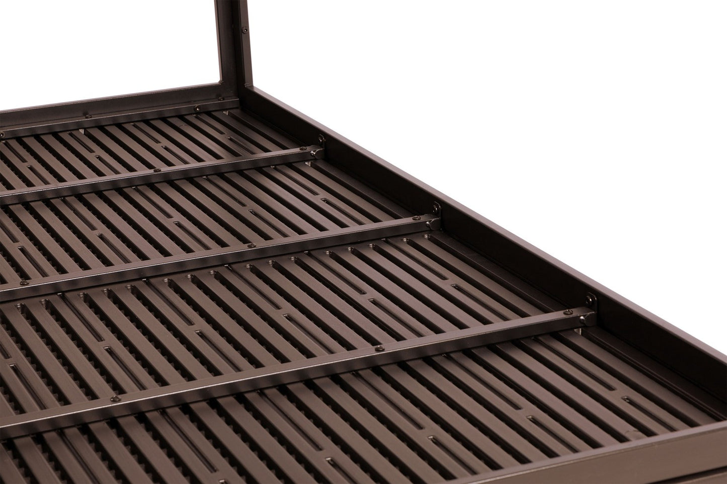 Garden catering table 156 x 78cm Brown
