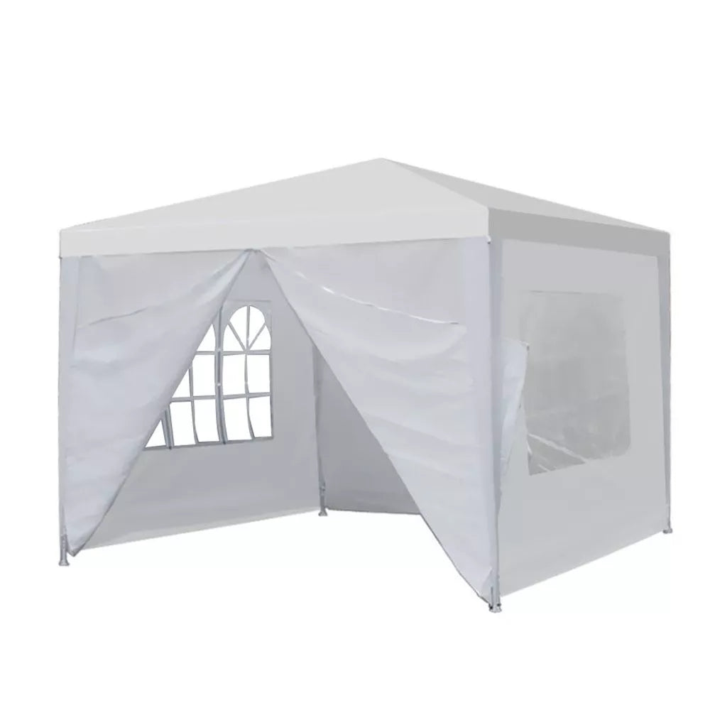 Garden commercial pavilion tent, 3x3 m, 4 walls, white, MultiGarden