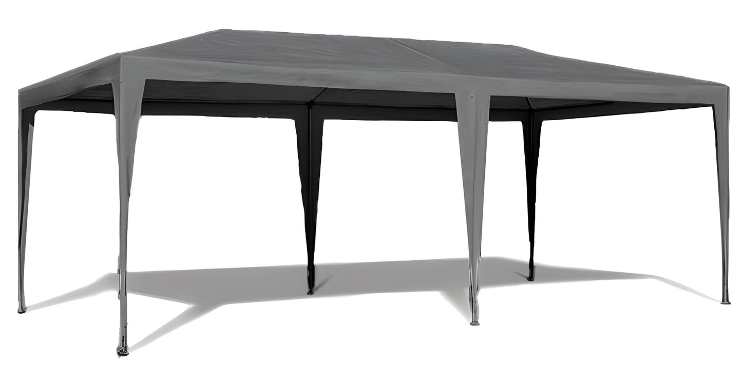 Garden commercial pavilion tent, 3x6 m, 6 walls, gray, MultiGarden