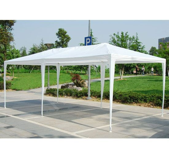 Garden commercial pavilion tent, 3x6 m, 6 walls, white, MultiGarden