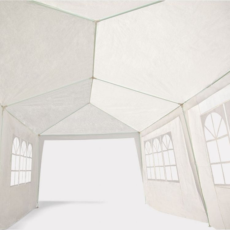 Garden commercial pavilion tent, 3x6 m, 6 walls, white, MultiGarden