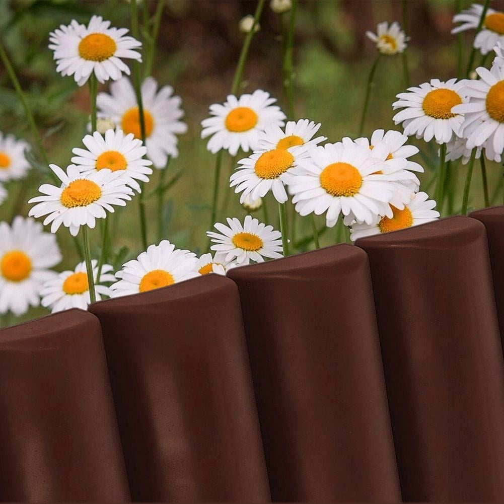 Garden edging 25 cm - Durable and brown for flower beds