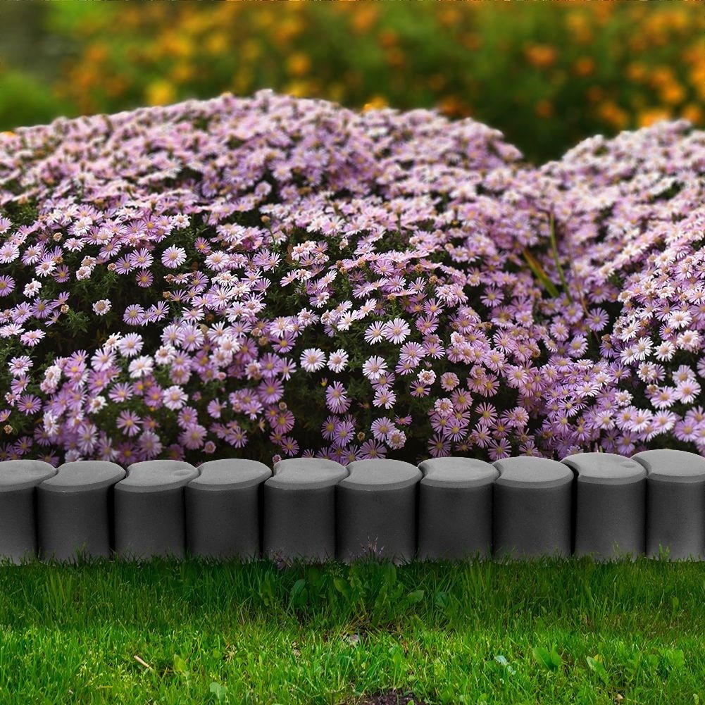 Garden edging with driving track - 32 parts, 410 cm long