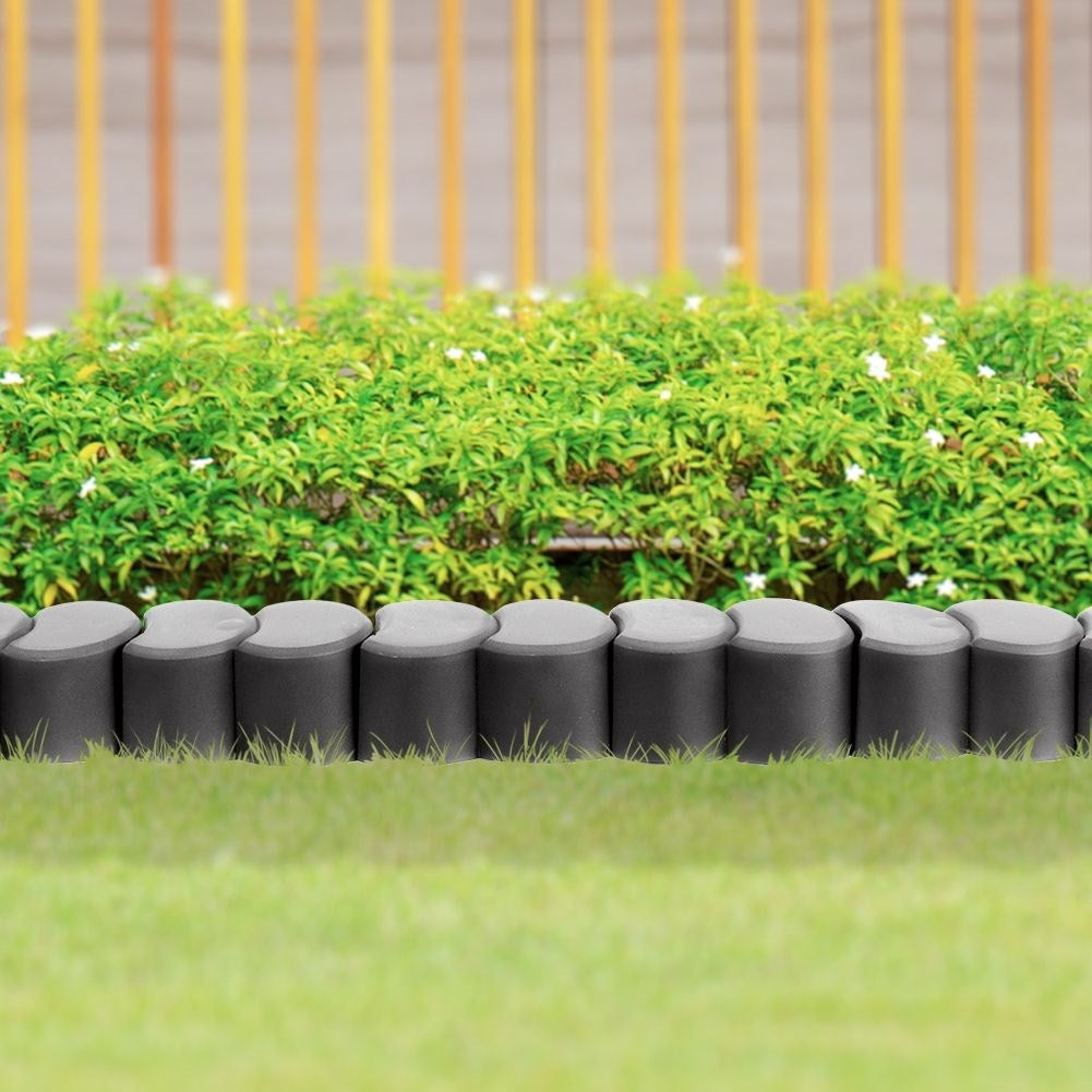 Garden edging with driving track - 32 parts, 410 cm long