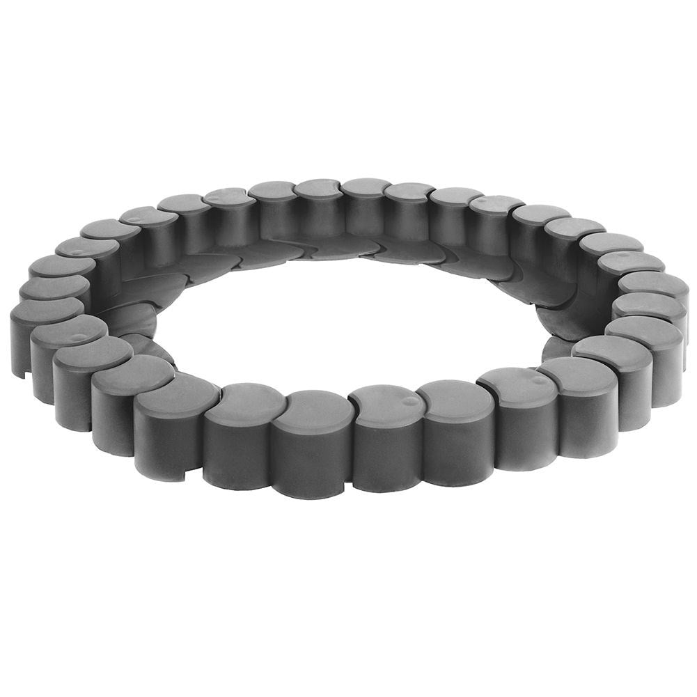 Garden edging with driving track - 32 parts, 410 cm long