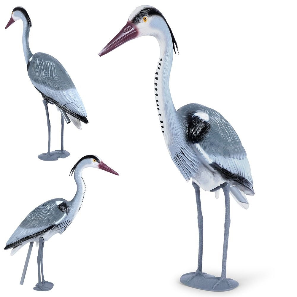 Garden figure heron, 72 cm high, high quality