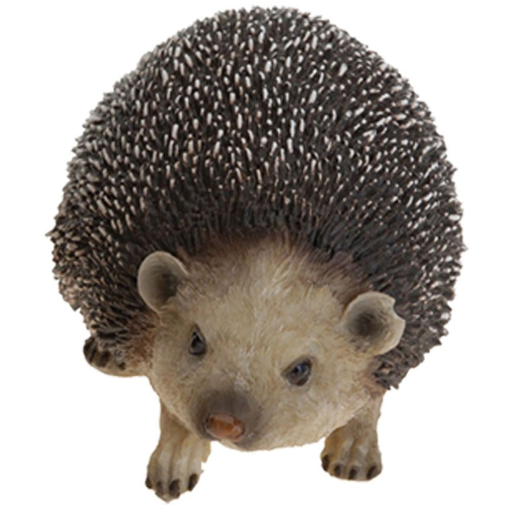 Garden figurine Hedgehog in Synthetic Stone - Detailed Decor