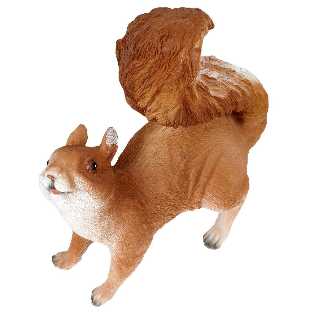 Garden figurine Squirrel - Detailed Decor in Synthetic Stone