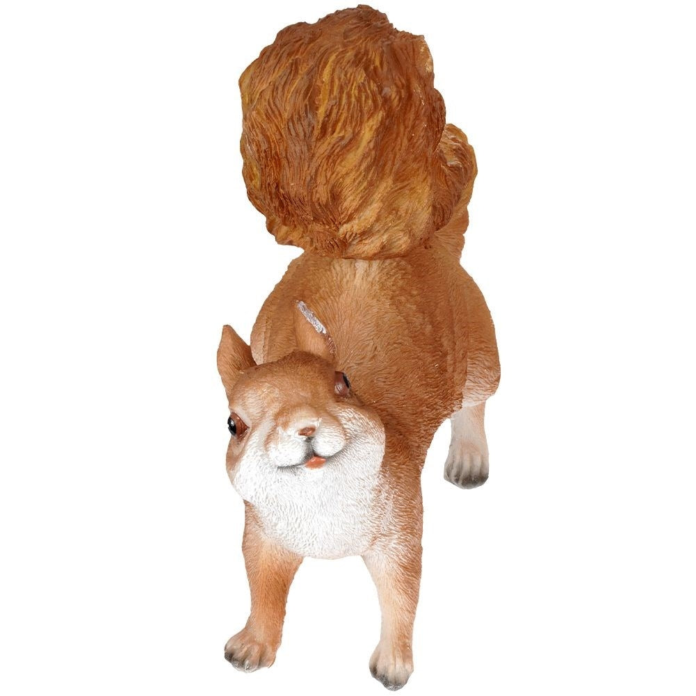 Garden figurine Squirrel - Detailed Decor in Synthetic Stone