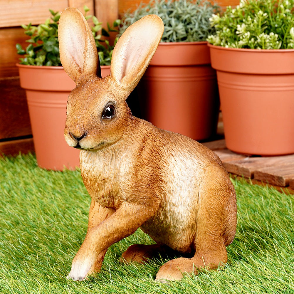 Garden figurine hare 21x11x27.5 cm