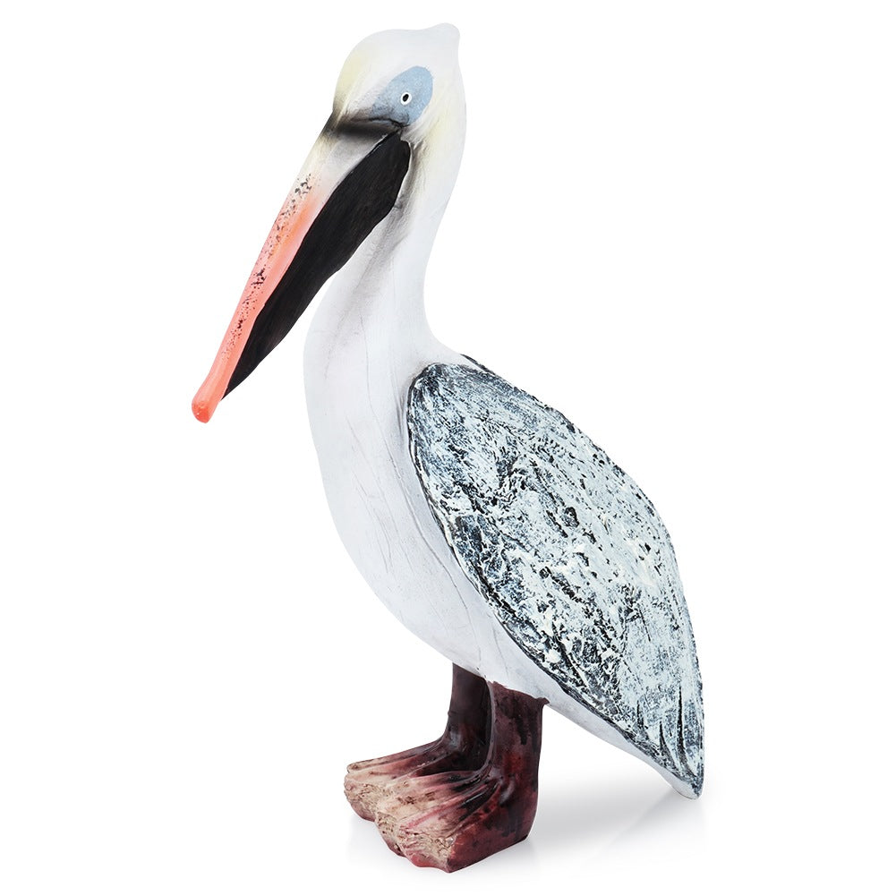 Garden figurine heron 20.5x10.5x28.5 cm