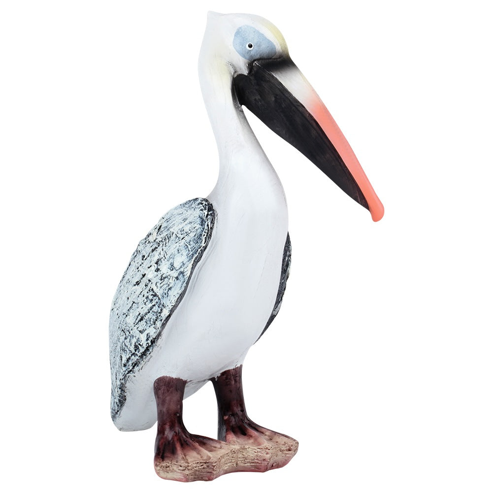 Garden figurine heron 20.5x10.5x28.5 cm