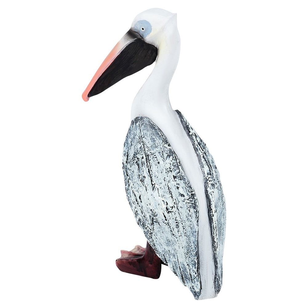 Garden figurine heron 20.5x10.5x28.5 cm