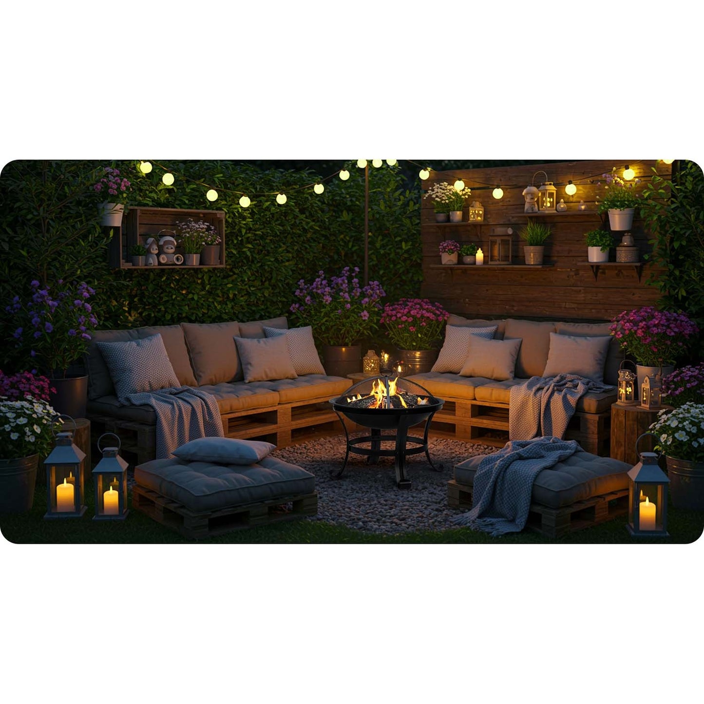 Garden fire pit 60 cm Berdsen BD-880