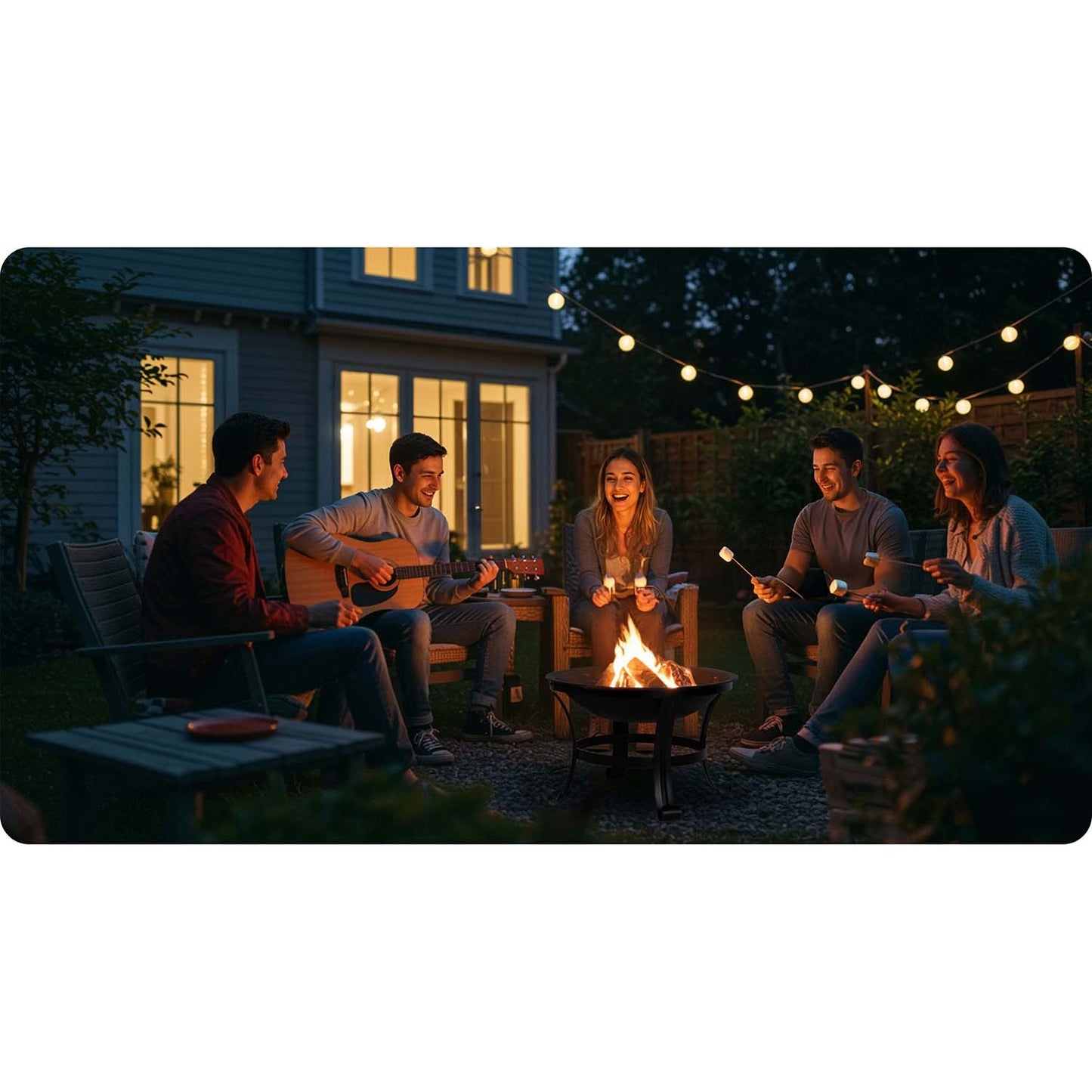 Garden fire pit 60 cm Berdsen BD-880