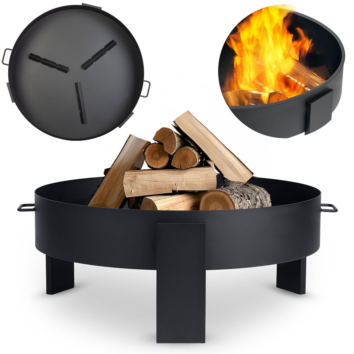 Garden fire pit 80 cm Berdsen BD-883