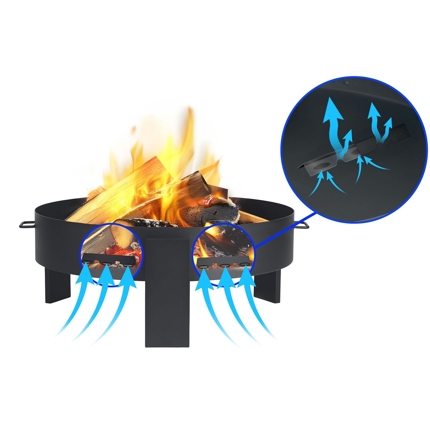 Garden fire pit 80 cm Berdsen BD-883