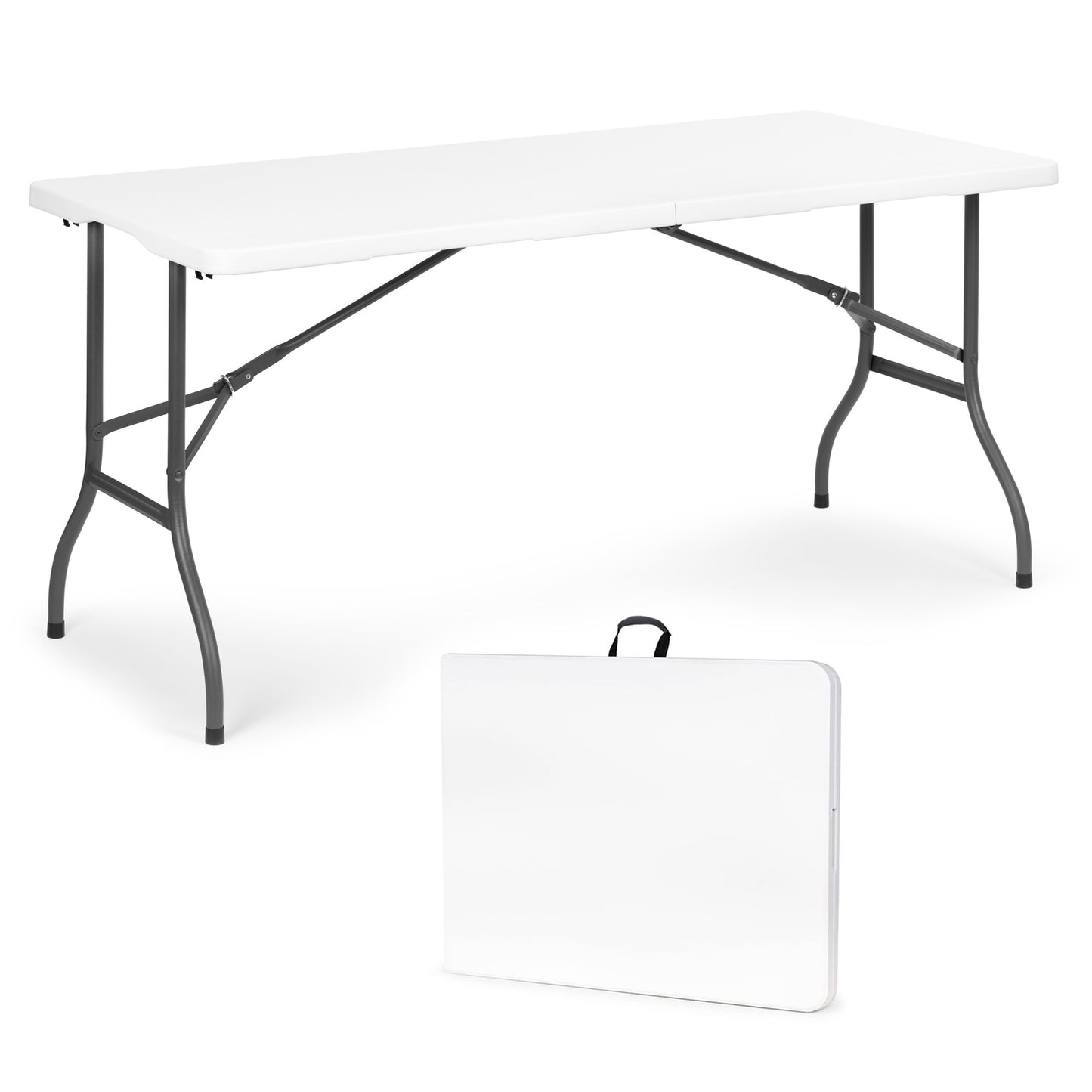 Garden folding banquet table 153cm