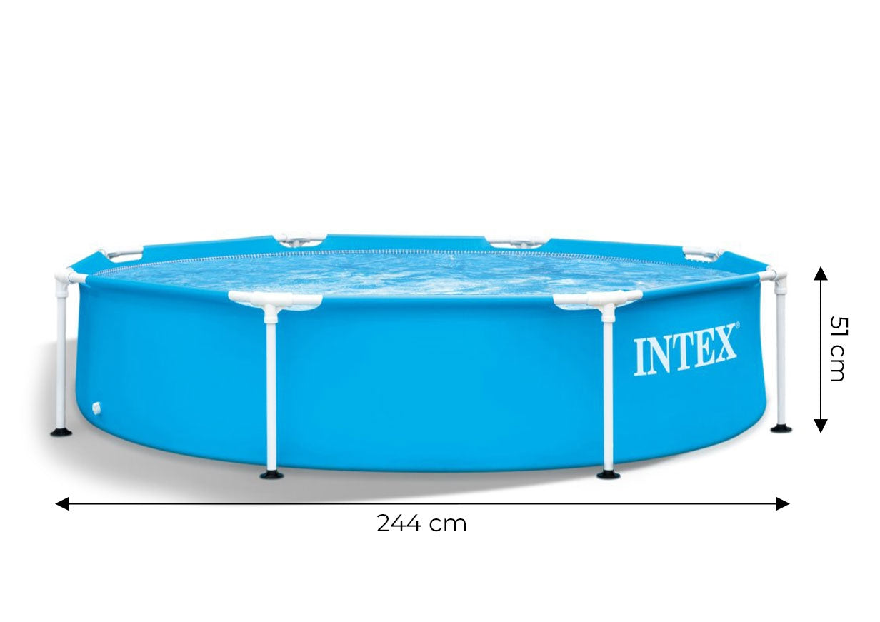 Garden frame swimming pool 244x51 Intex metal frame