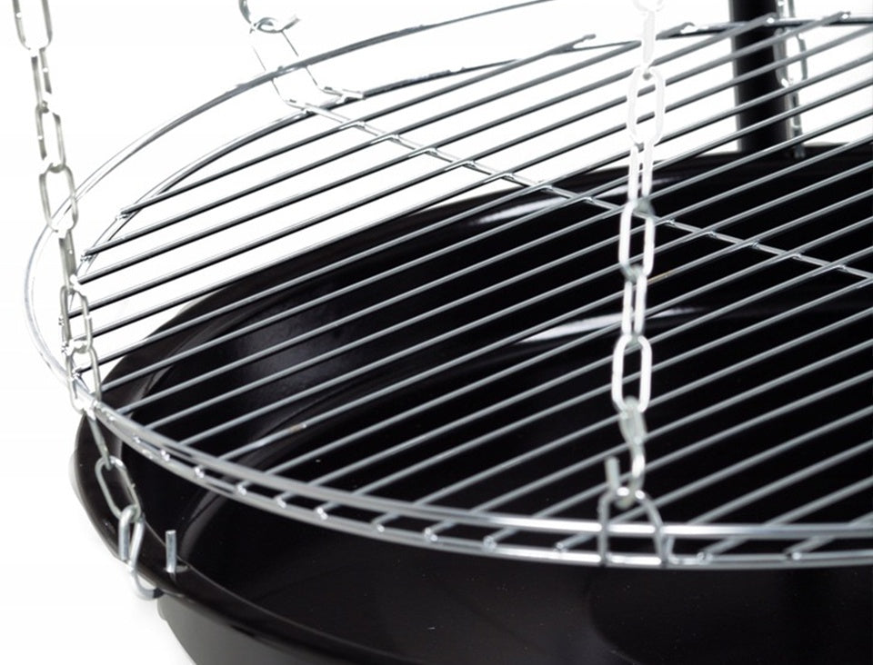 Garden grill Garden fireplace grill with a tripod grate