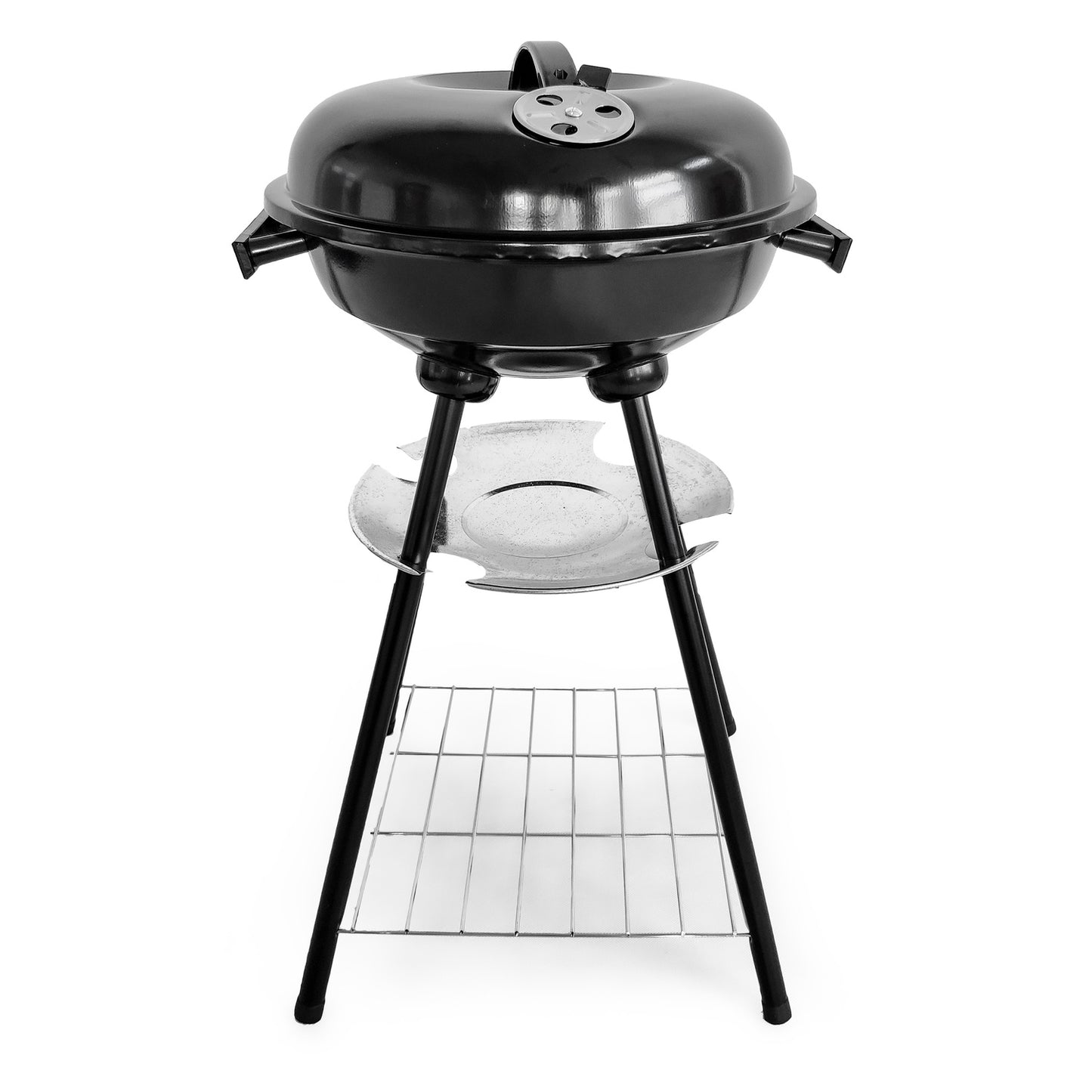 Garden grill with cover and ash pan