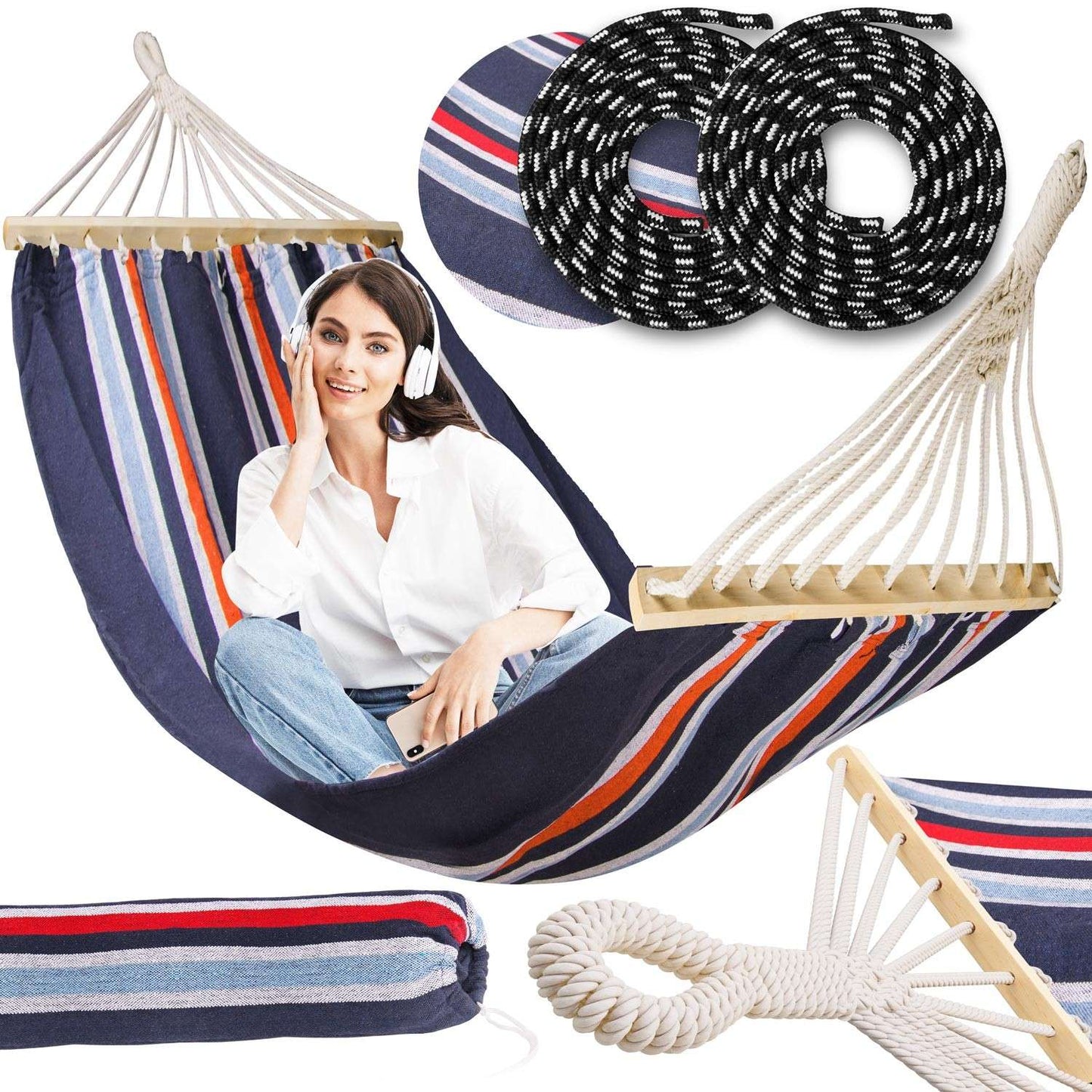 Garden hammock 200 x 100 cm Bahama Single Sofa, 1-person