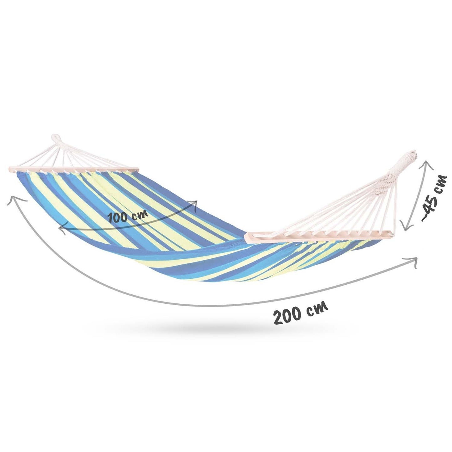 Garden hammock 200 x 100 cm Bahama Single Sofa 1-person