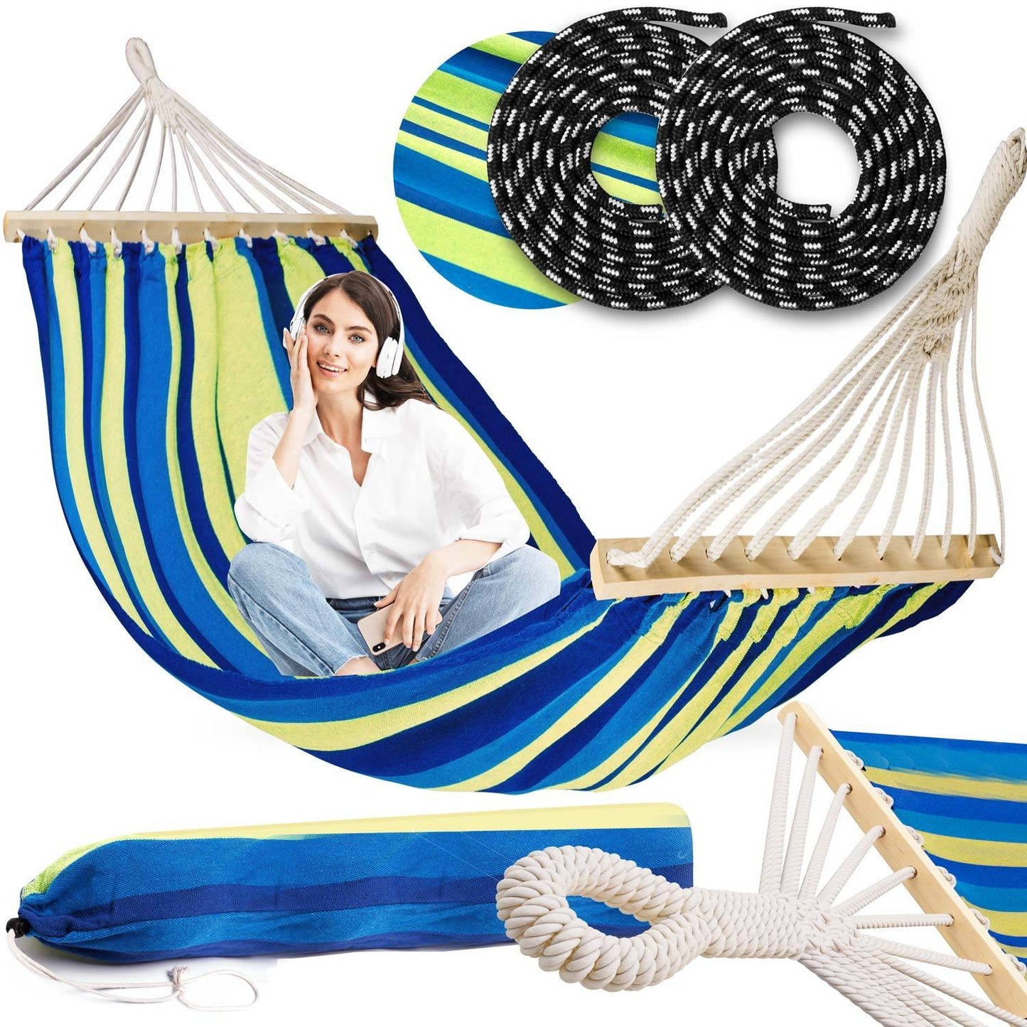 Garden hammock 200 x 100 cm Bahama Single Sofa 1-person
