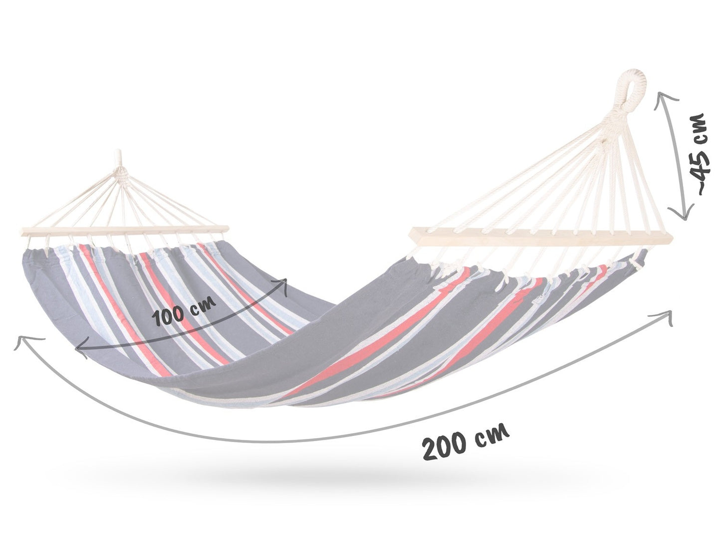 Garden hammock 200 x 100 cm Bahama Single Sofa, 1-person
