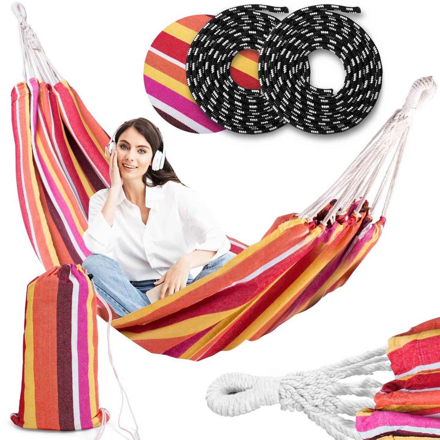 Garden hammock 200 x 160 cm Sofa Malaga Double, 2-person