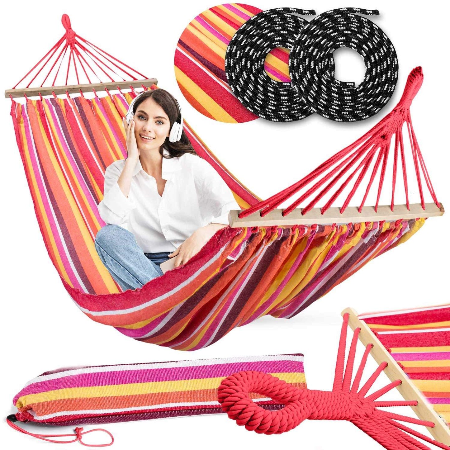 Garden hammock 220 x 160 cm Bahama Double, 2-person