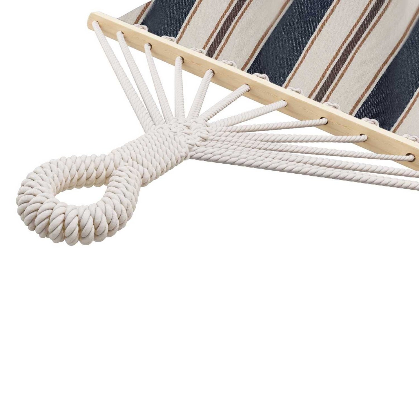 Garden hammock Bahama single white and blue Sofotel