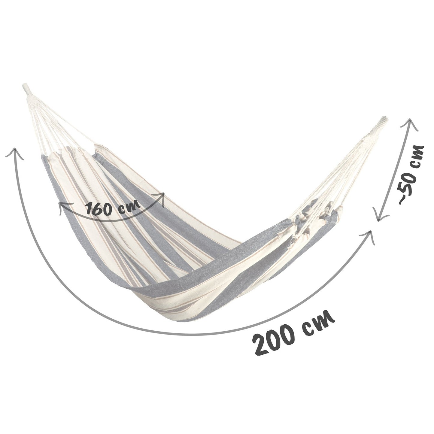 Garden hammock Malaga Double blue and white Sofotel