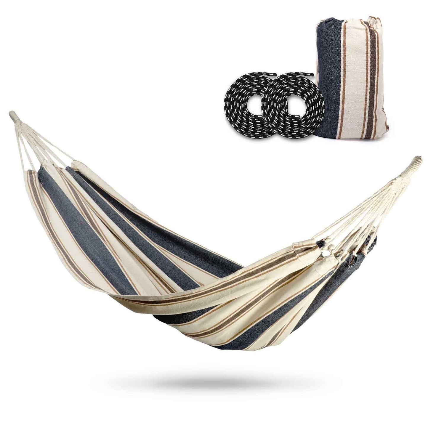 Garden hammock Malaga Single blue and white Sofotel