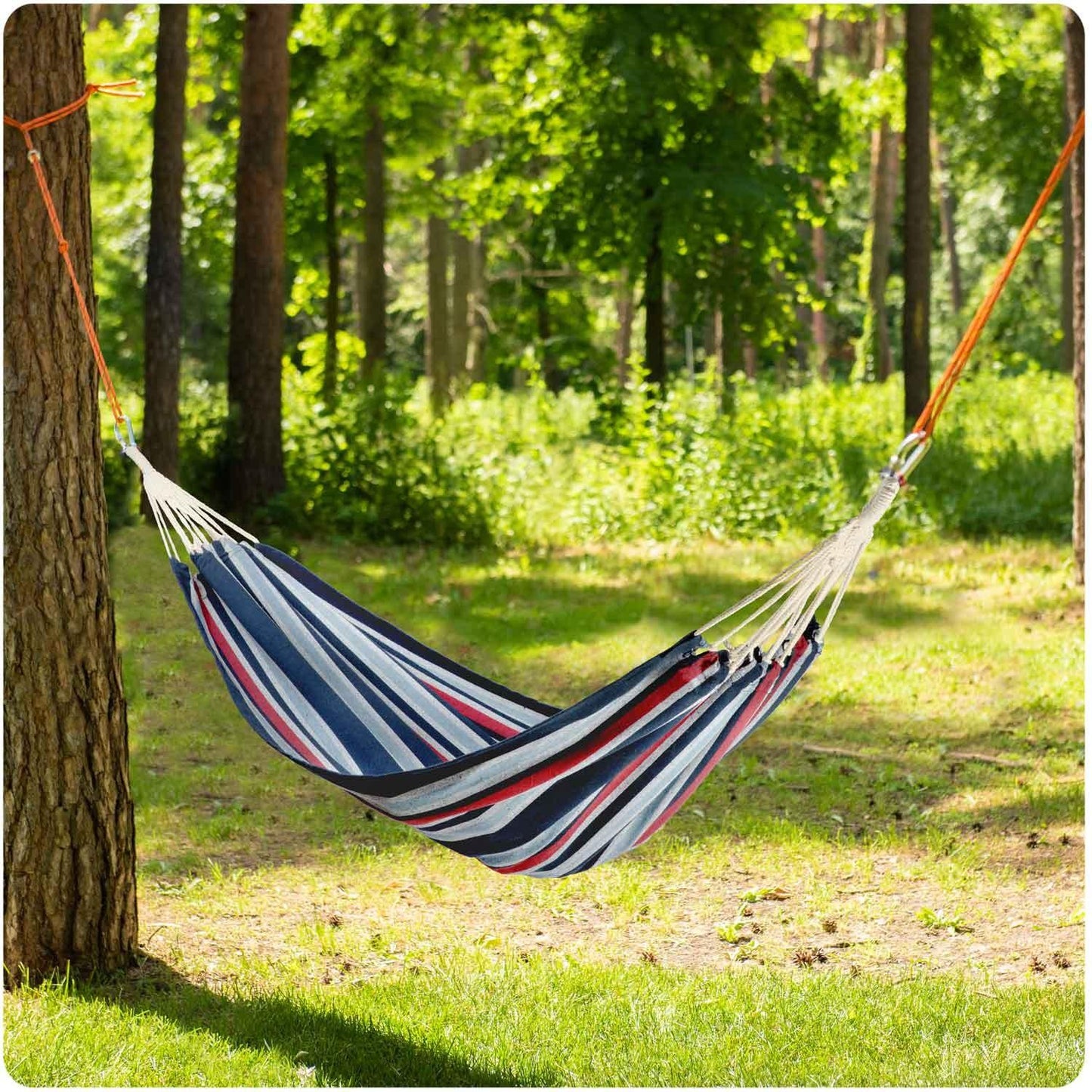 Garden hammock Malaga Single blue-red Sofotel