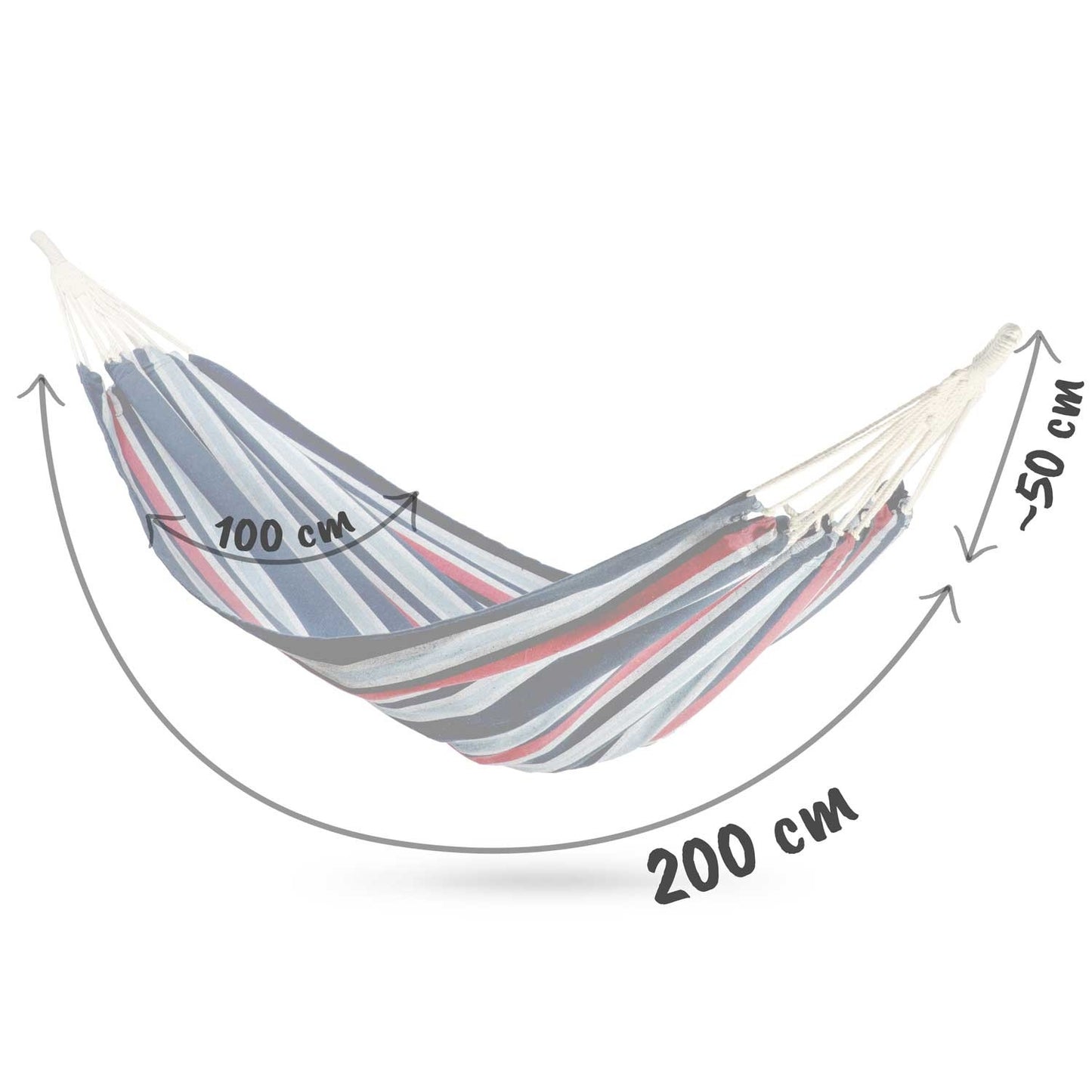 Garden hammock Malaga Single blue-red Sofotel