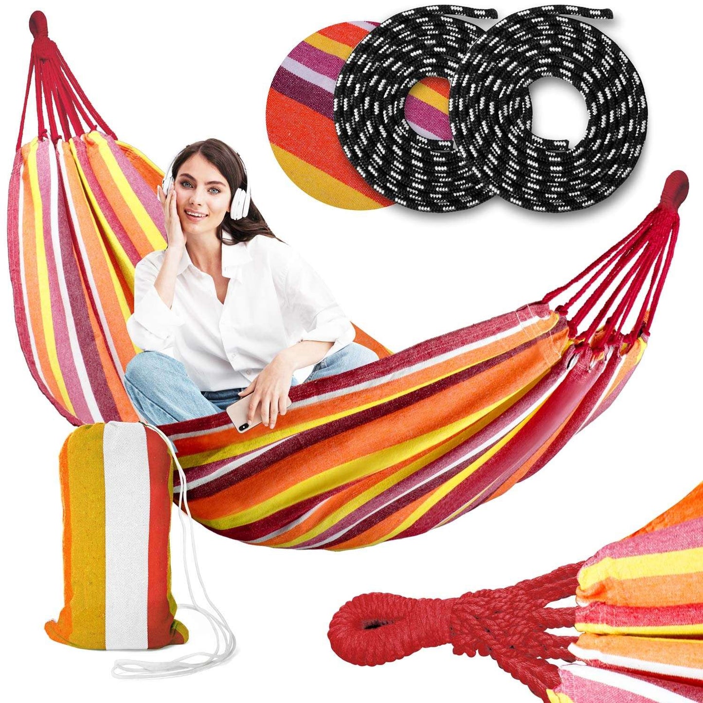Garden hammock Malaga Single red Sofotel