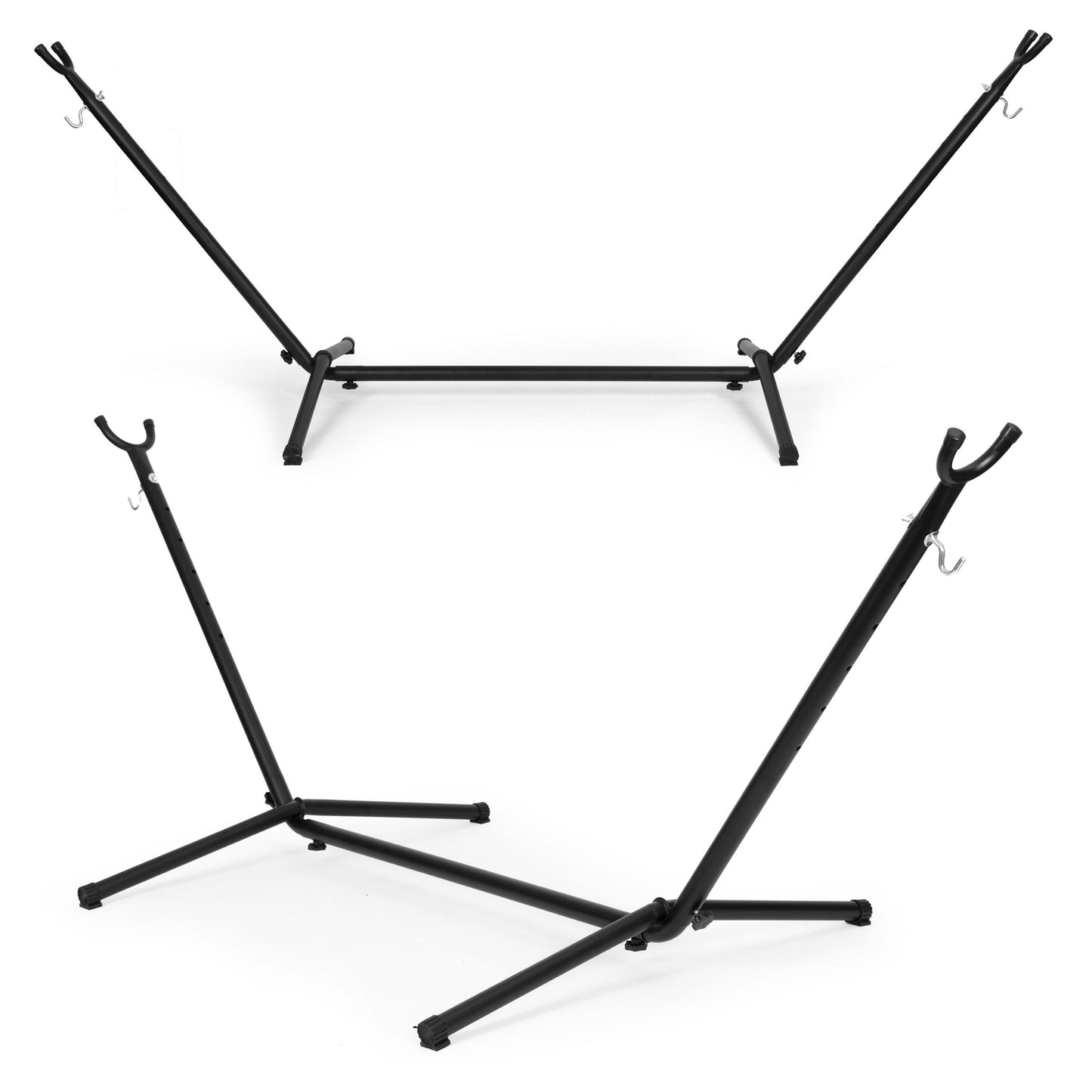 Garden hammock frame, metal structure, 5-point adjustment
