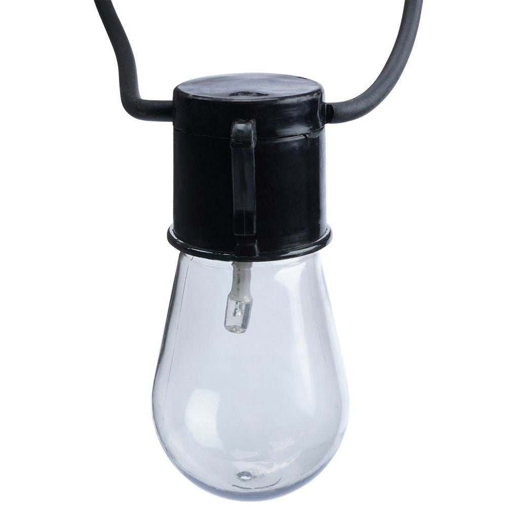 Garden loop with 10 warm white LED lights and timer function