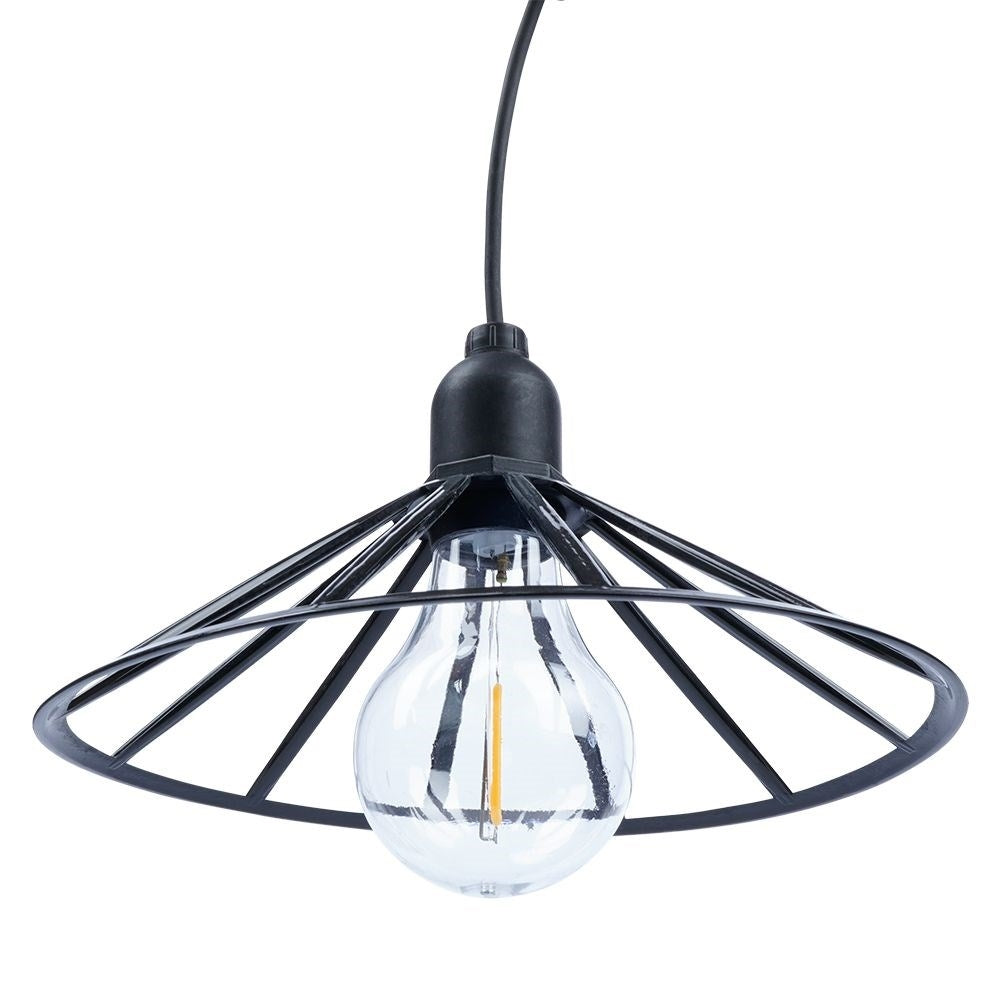 Garden loop with LED lights and timer for outdoor use