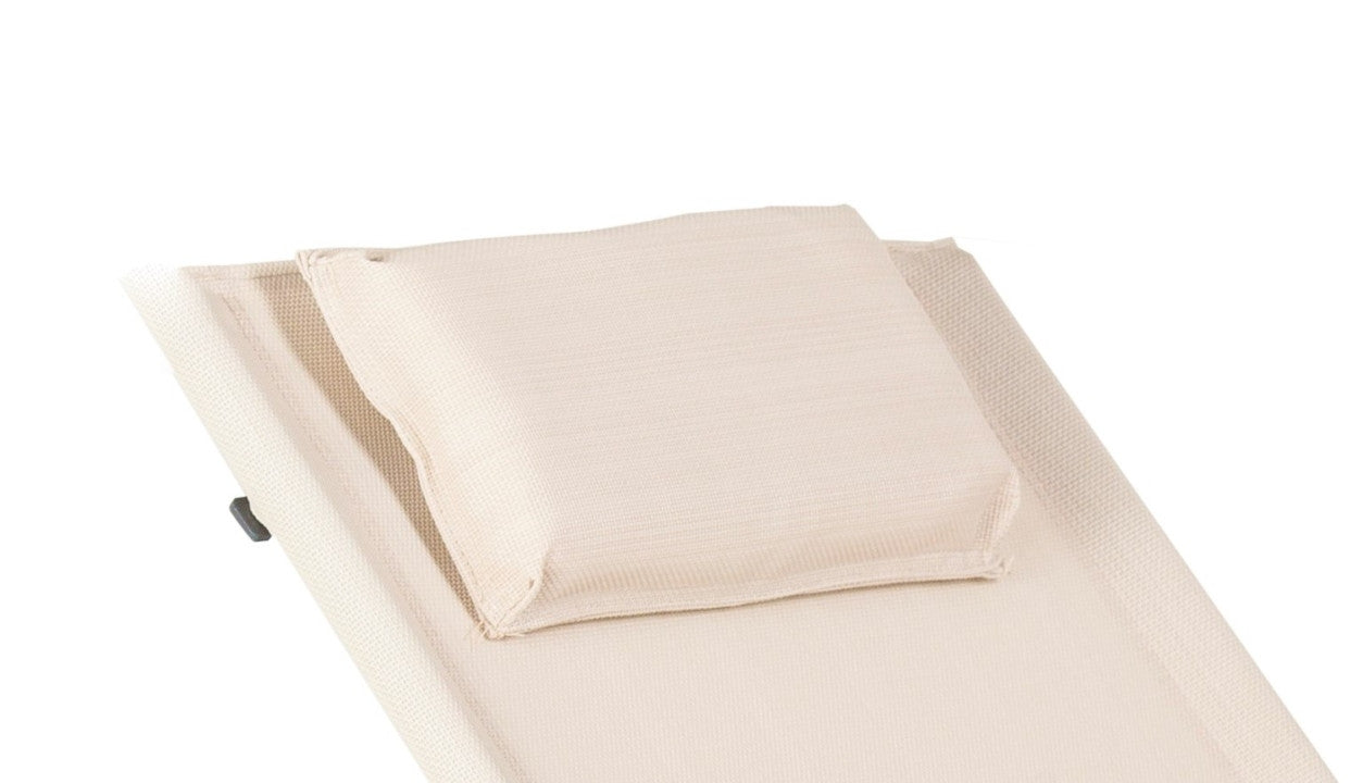 Garden lounger, lounger, rocking chair, beige