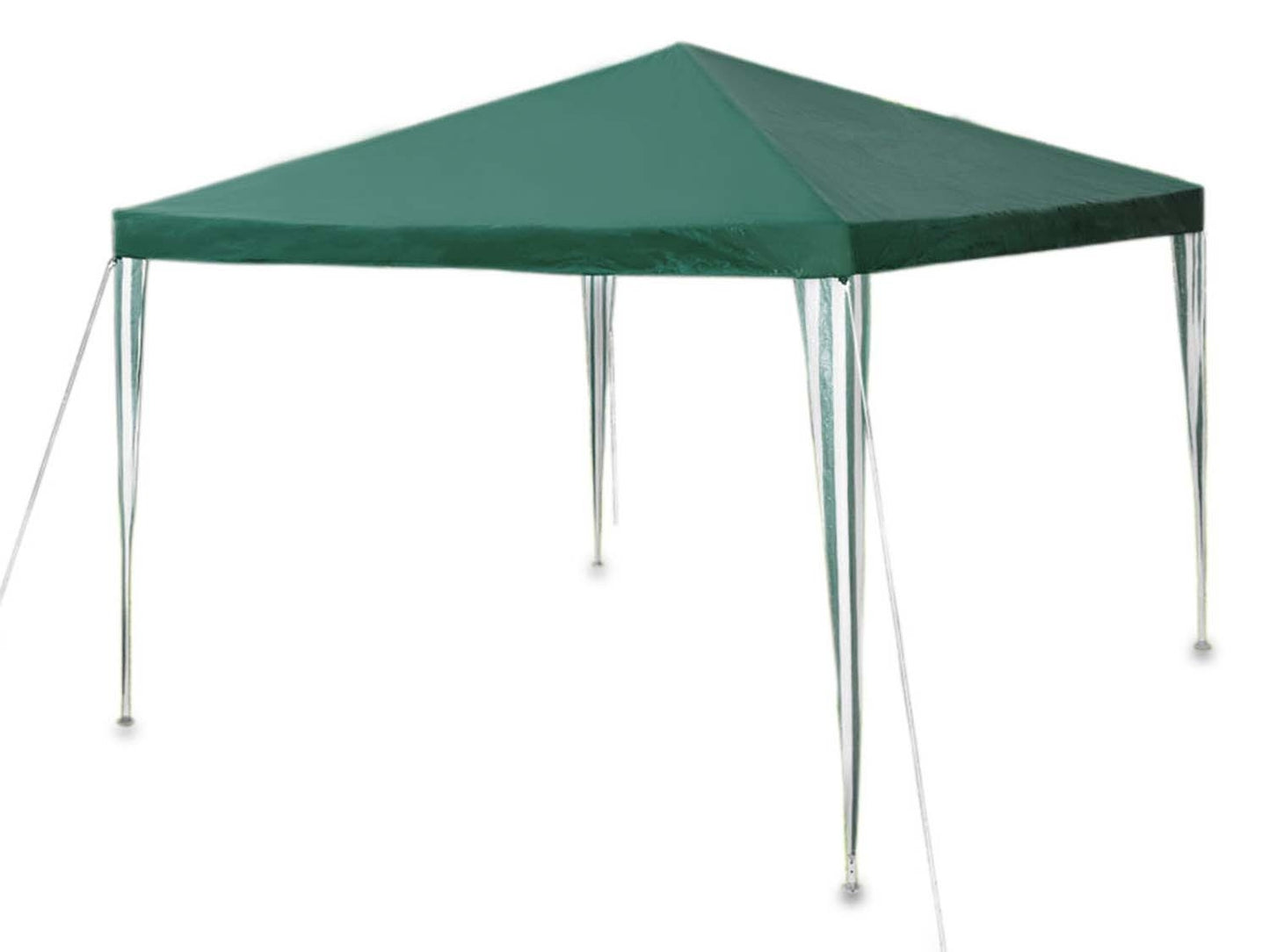 Garden pavilion 3 walls 3 x 3m green Plonos
